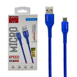 کابل تبدیل USB به MicroUSB لیتو مدل LD – 43 طول 1 متر