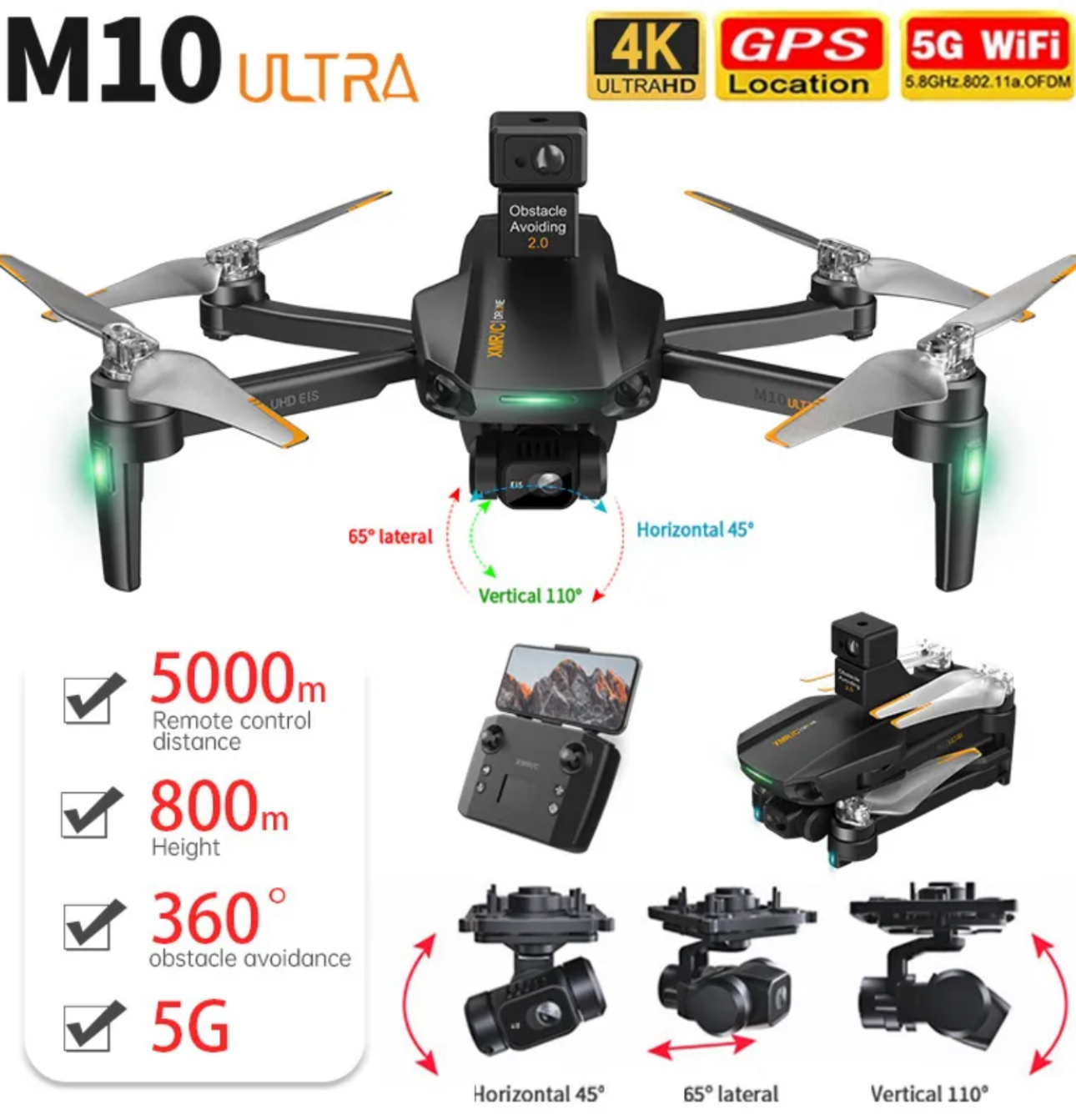 کوادکوپتر M10 ULTRA PLUS - Image 4