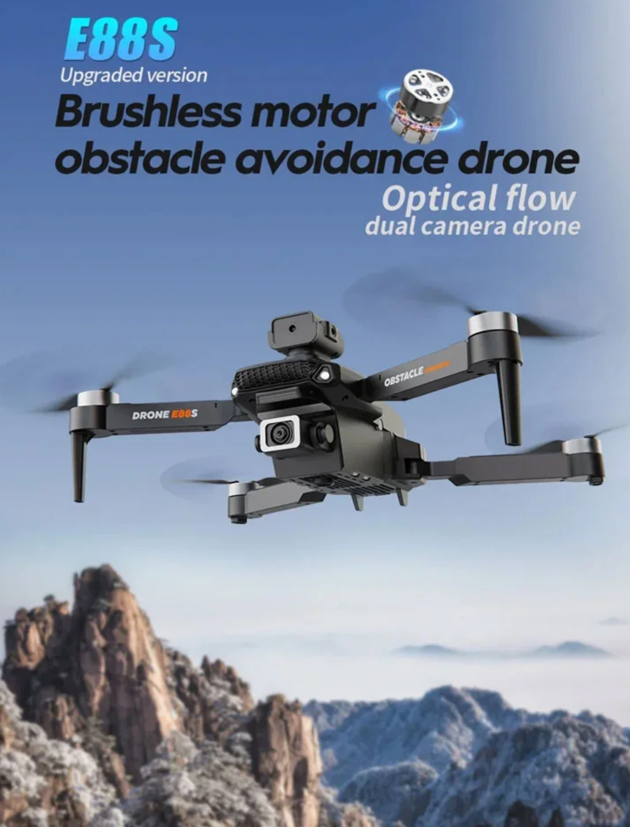 کوادکوپتر e88s - Image 2