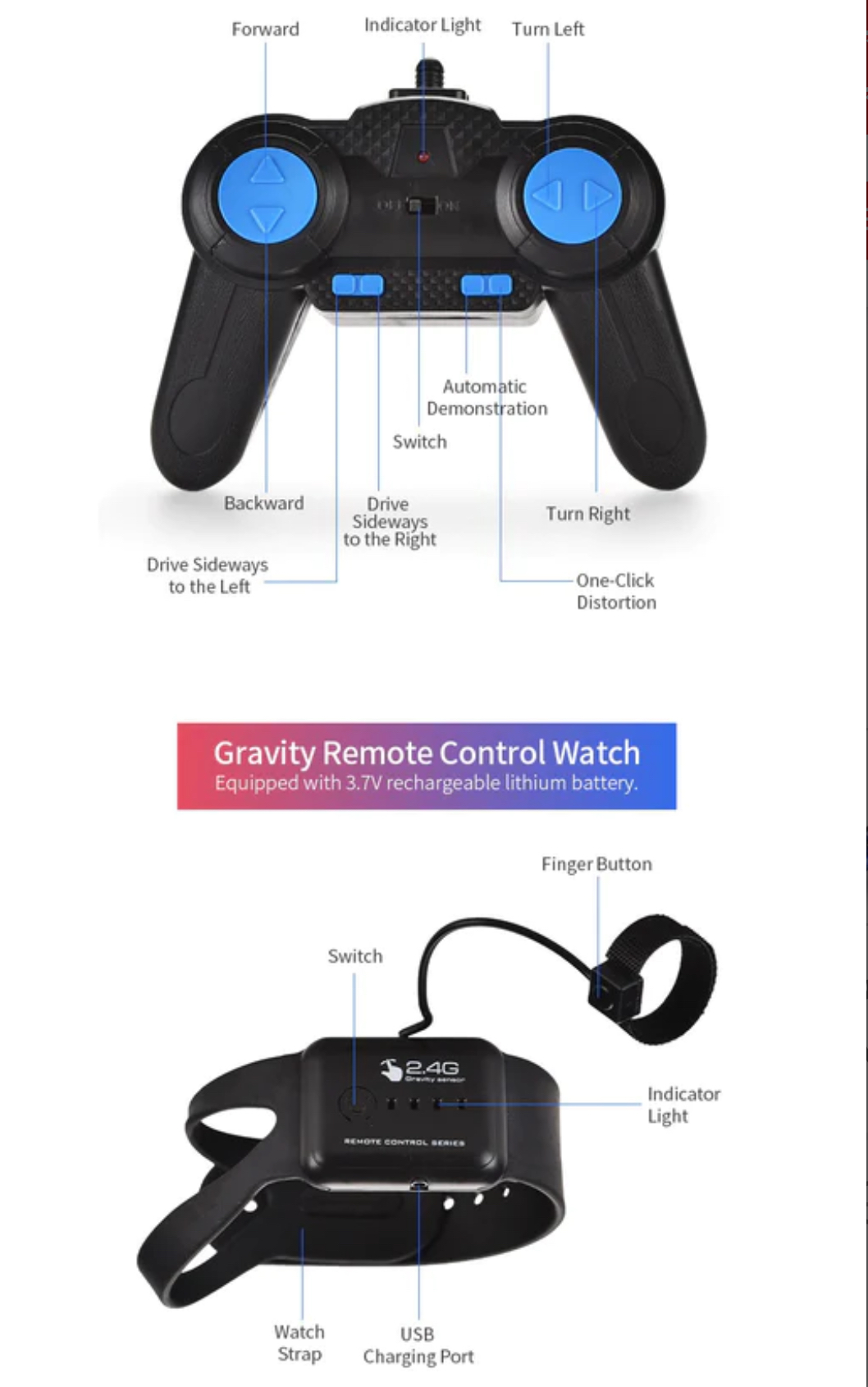 ماشین کنترلی دیوانه LEAD HONOR STUNT - Image 4