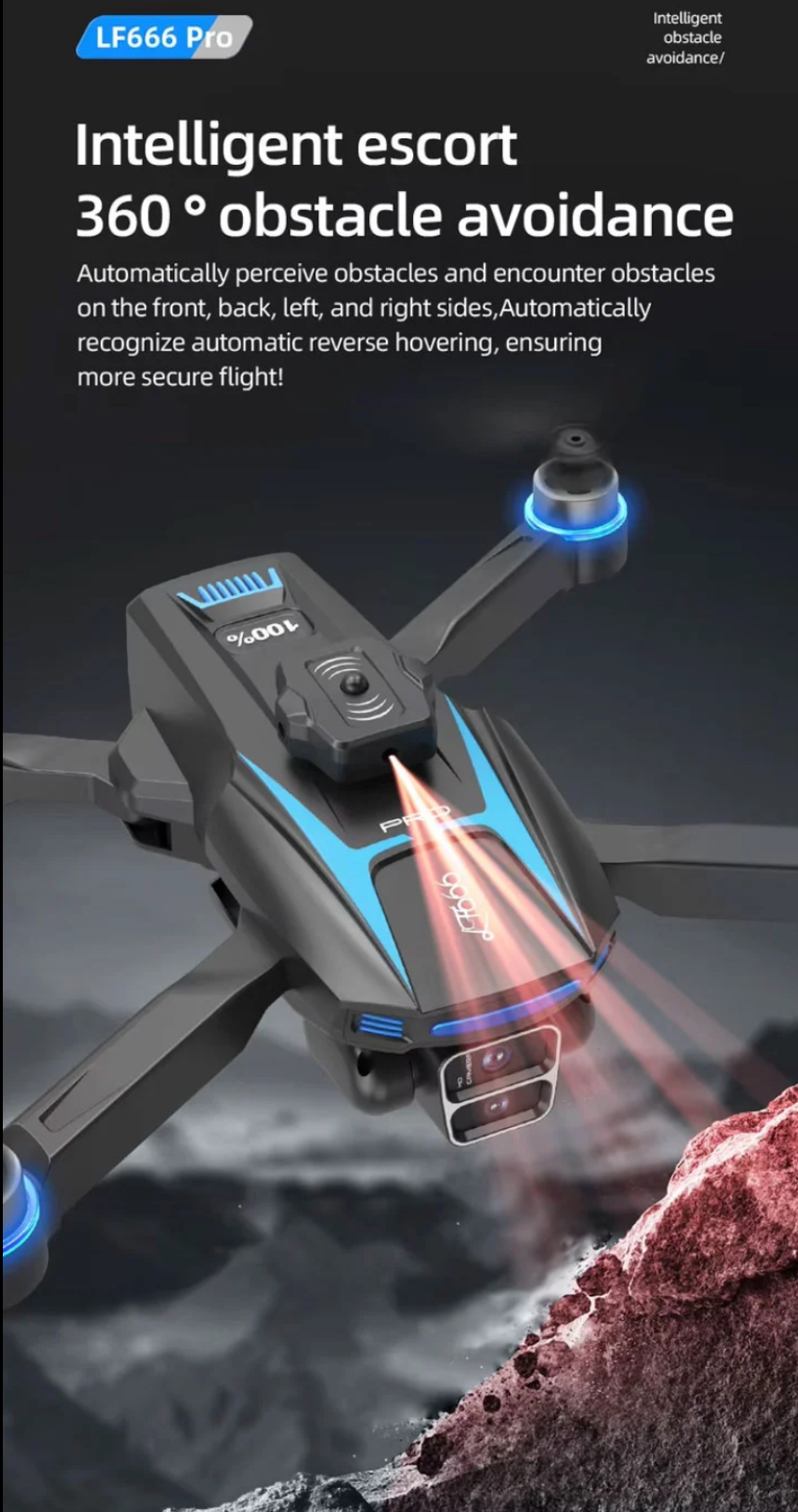 کوادکوپتر LF666 Pro - Image 4