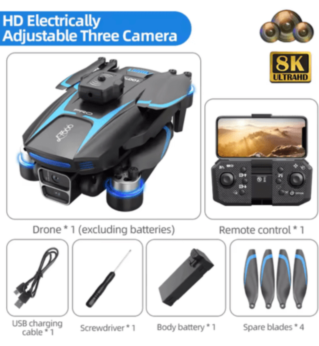 کوادکوپتر LF666 Pro - Image 3